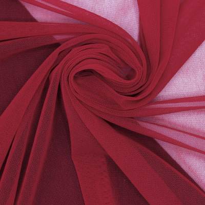 Doublure maille polyester - rouge foncé