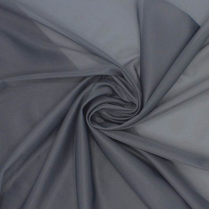 Gebreide polyester voeringstof - grijs