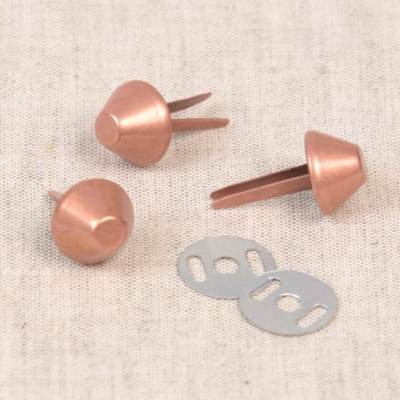 Base nails for bags 15mm - bronze 