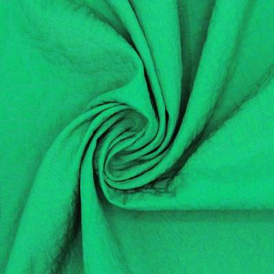 Tissu jacquard extensible - vert
