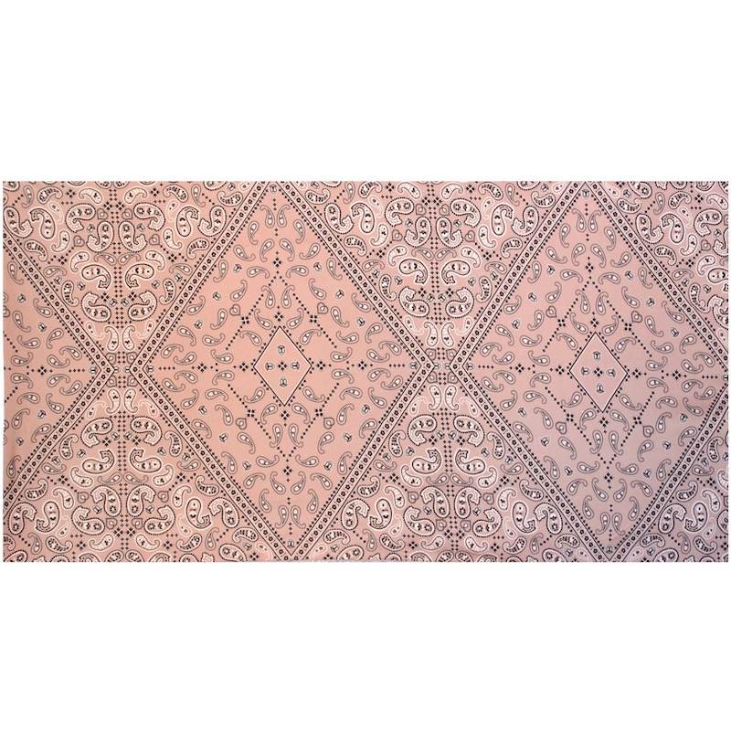 Jersey panel with paisley pattern - beige