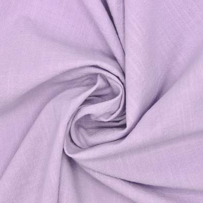 Crushed cotton fabric - lilac
