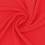 Plain viscose and linen fabric - red