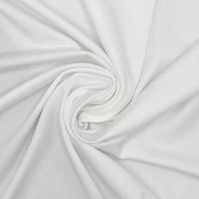 Plain jersey fabric - white