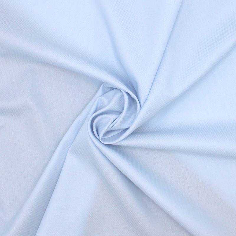 Viscose and cotton jacquard fabric - sky blue