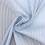 Cloth of 3m striped jacquard voile fabric - sky blue