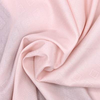 Viscose and cotton jacquard fabric - pink