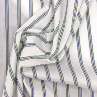 Striped jacquard fabric - off-white 