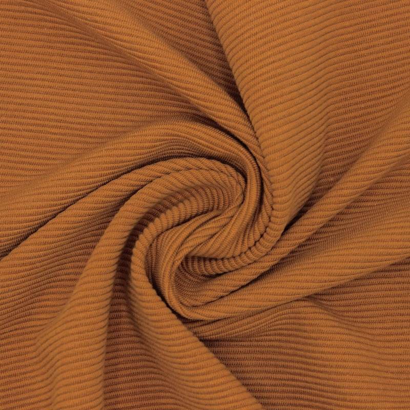 Tissu jersey Ottoman - rouille