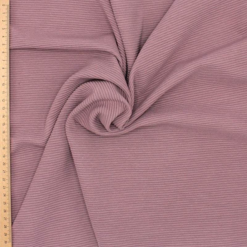 Tissu jersey Ottoman - rose balais