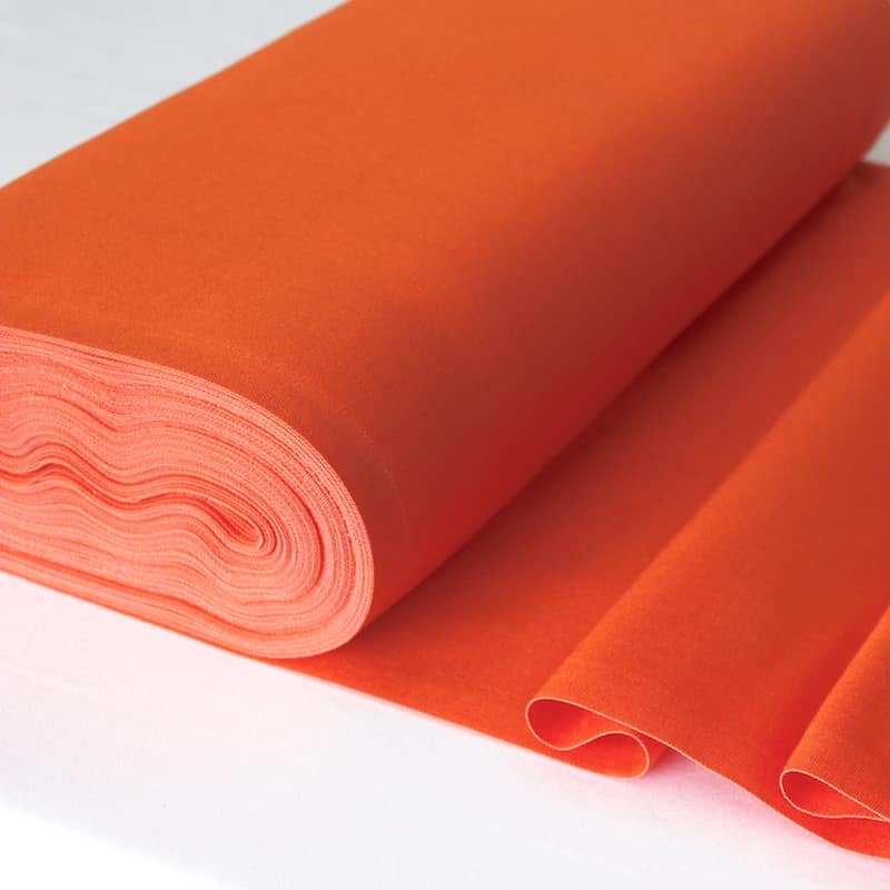 Deckchair cloth in dralon - plain orange 