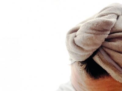 DIY - sew a hair towel 